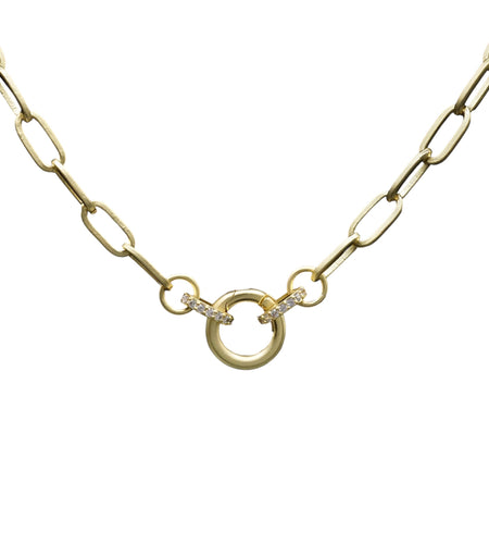 Push Clasp Matte Chain