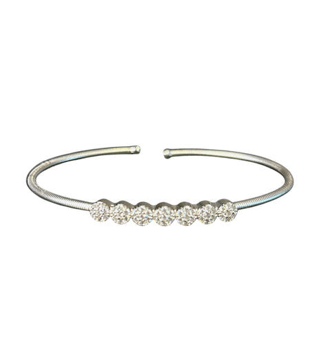 Flowers hard bracelet