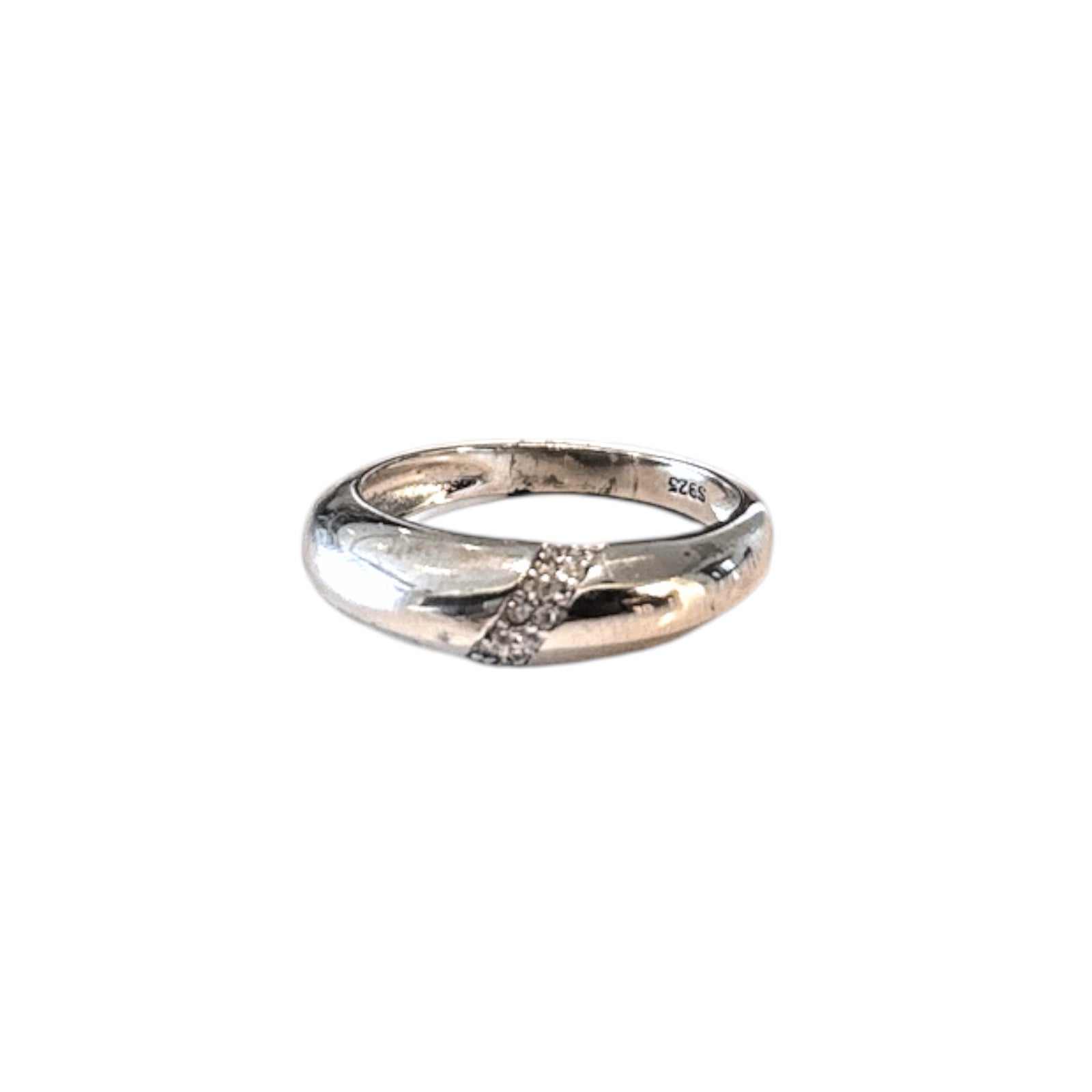 Plain with pave Ring
