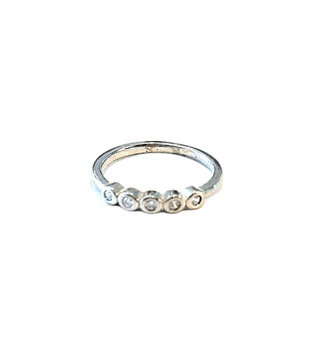 Heart Bezel ring