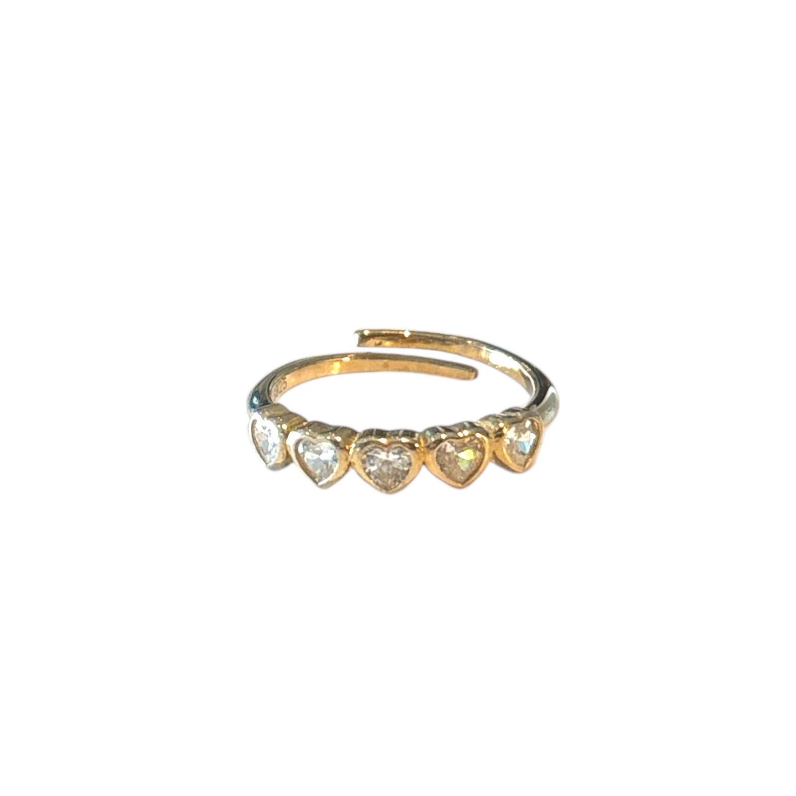 Heart Bezel ring