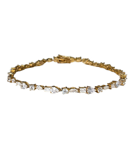 Multi shape Tennis bracelet
