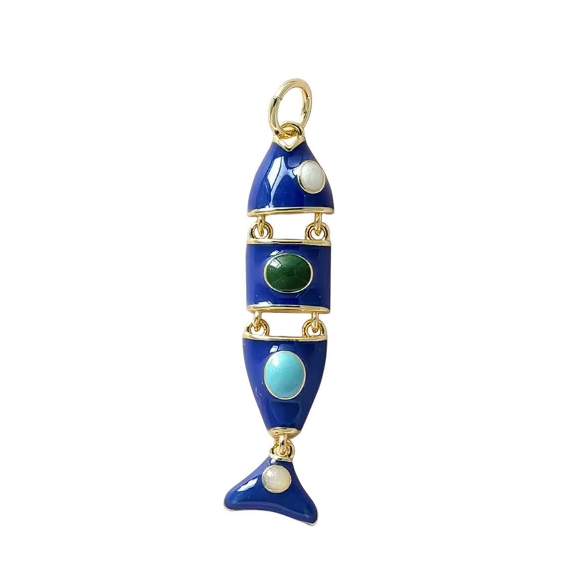 Enamel Fish charm