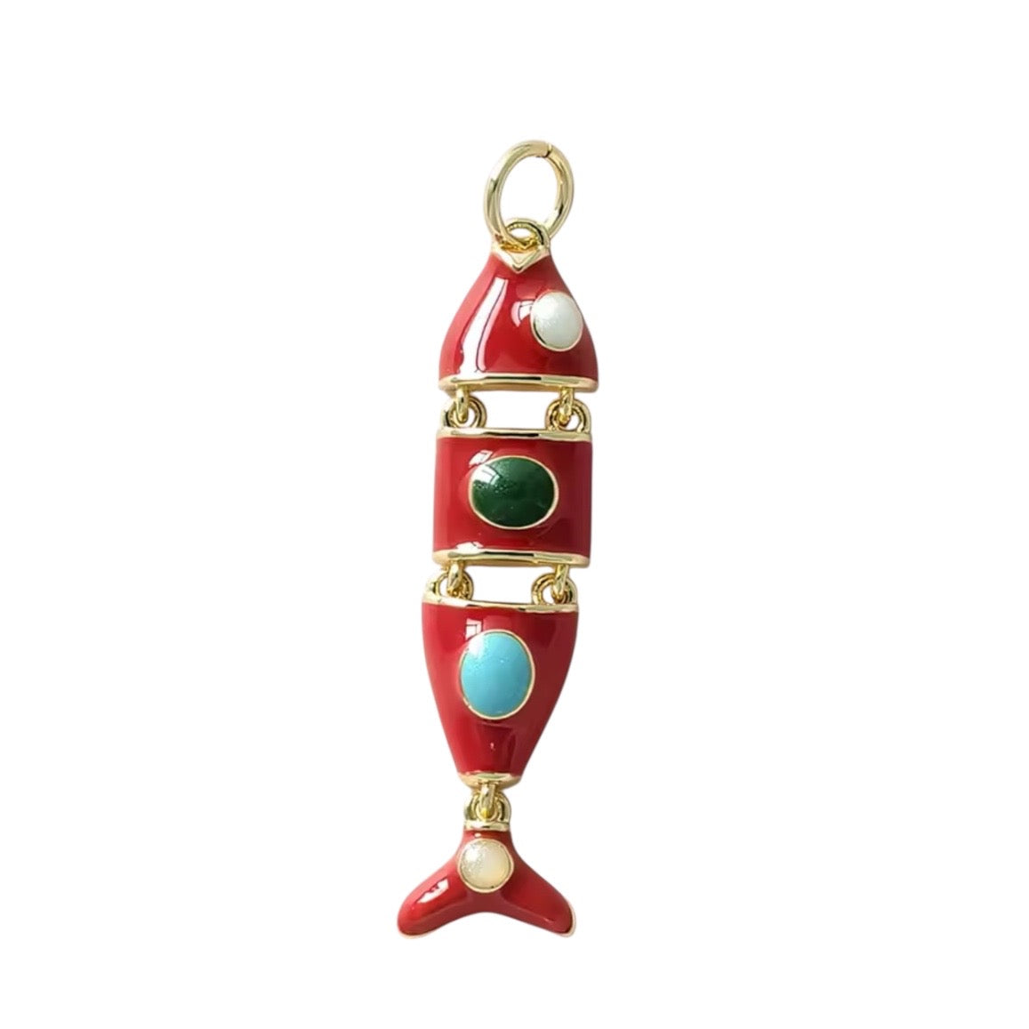 Enamel Fish charm