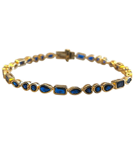 Multishape bold bracelet