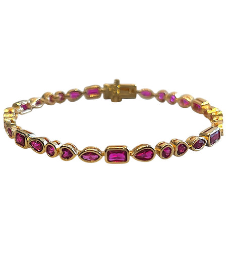 Multishape bold bracelet