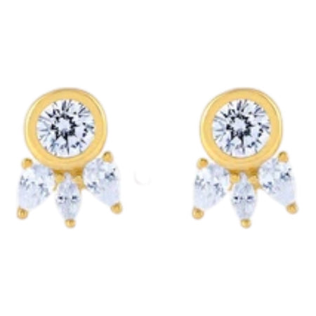 Eyelash Bubble Studs