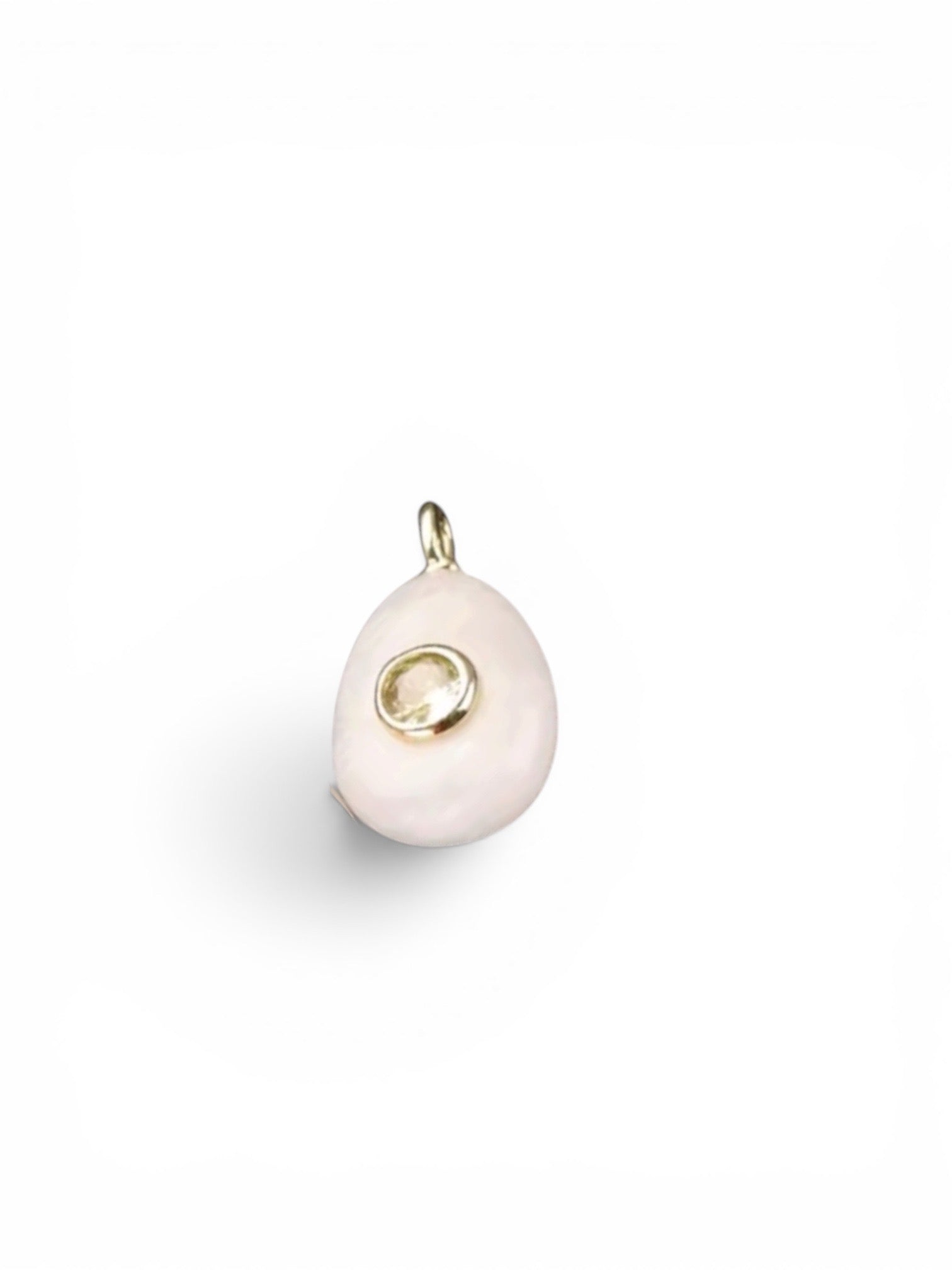 Quartz drop Charm