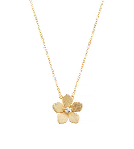 Matte Flower Necklace
