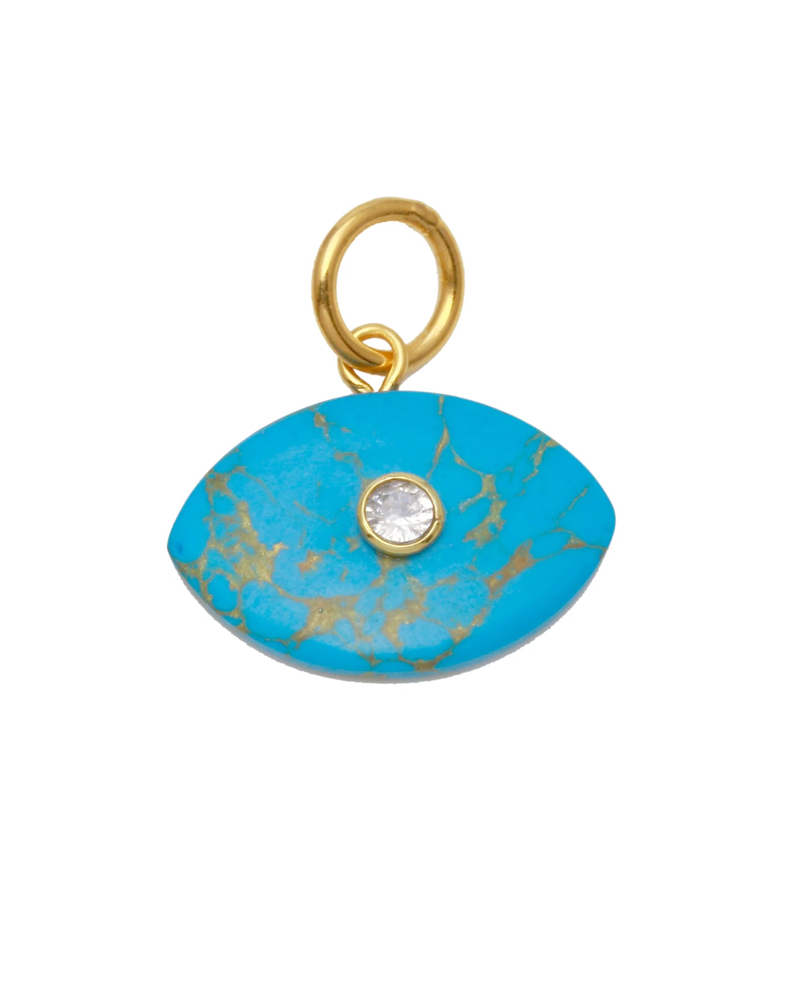 Stone eye charm