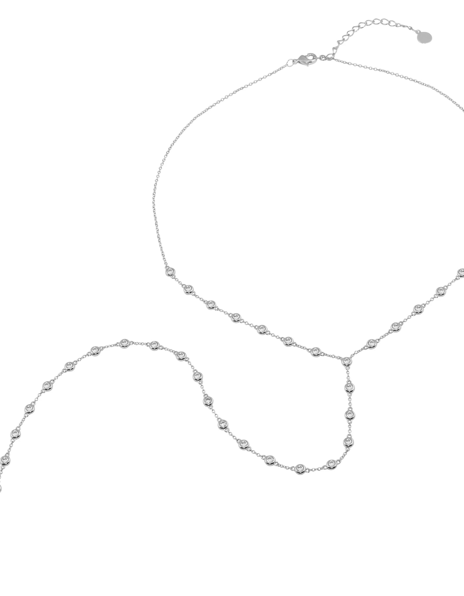 Diamond Bezel Lariat