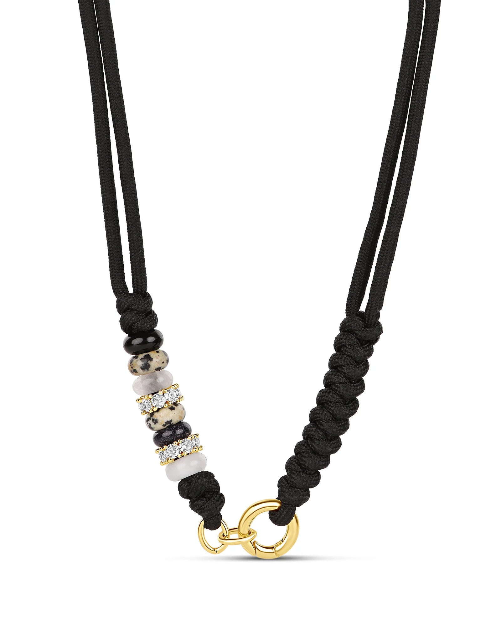 Rope Push Clasp Necklace