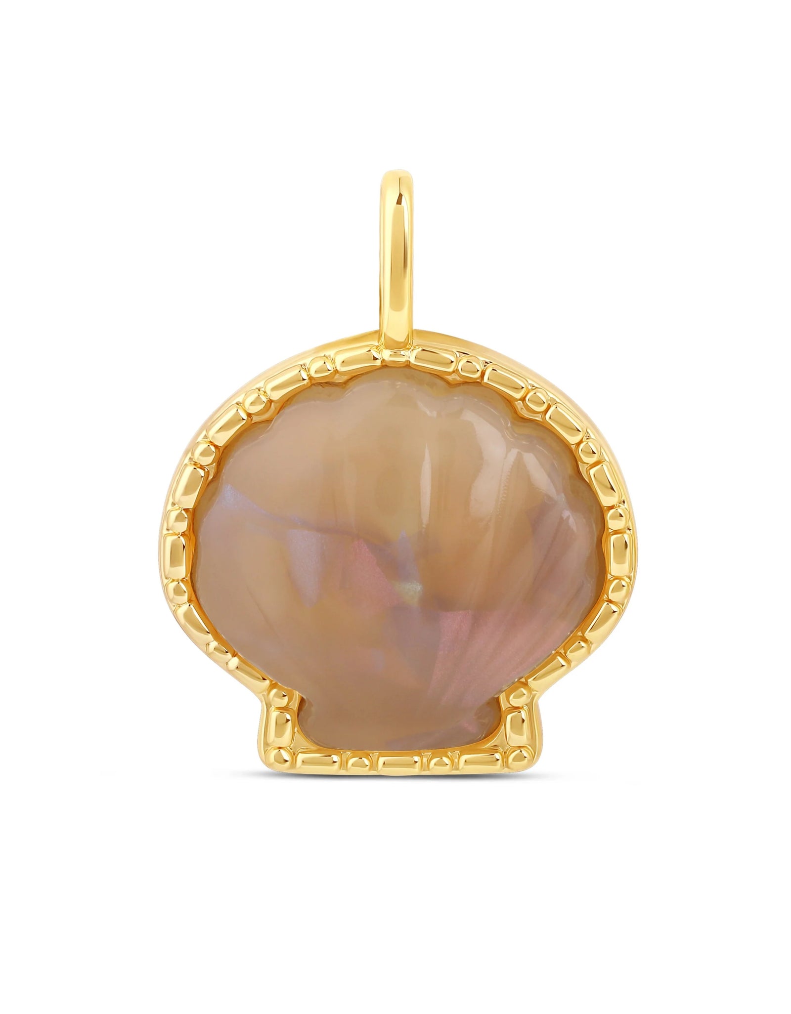 Stone shell charm