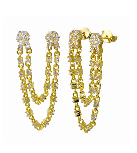 Flower Double Earring