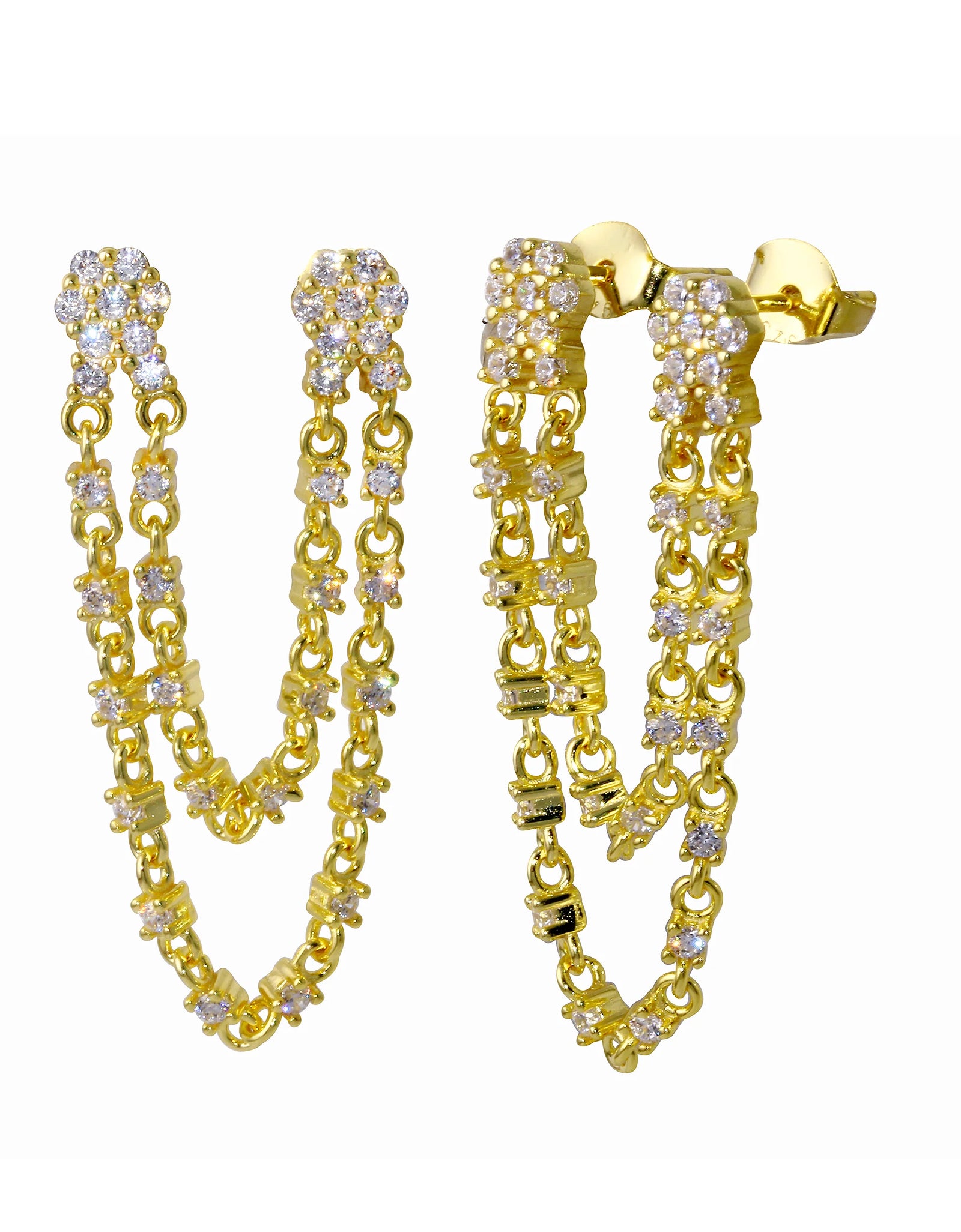 Flower Double Earring