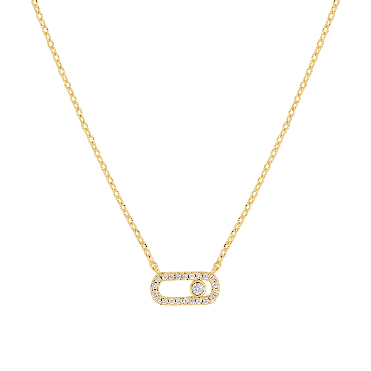 Diamond Link Necklace