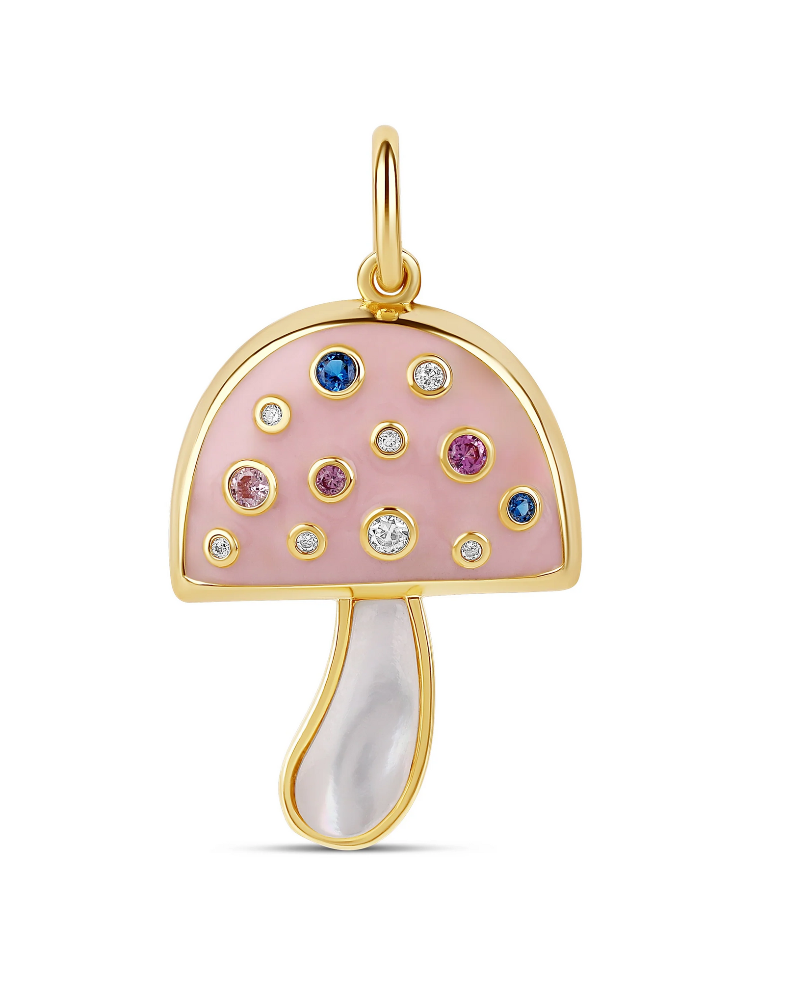Pinky Mushroom Charm