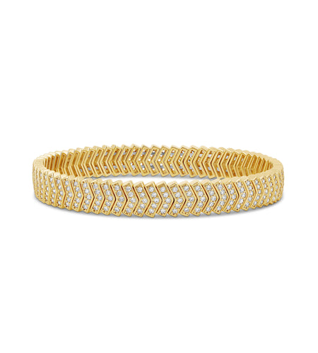 Full Pave Arrow Stretchy Bracelet