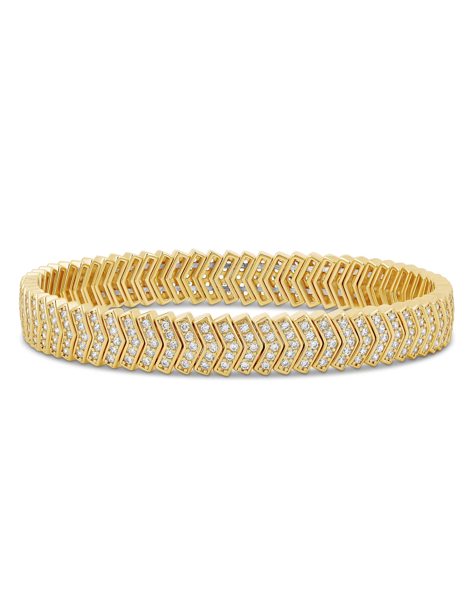 Full Pave Arrow Stretchy Bracelet