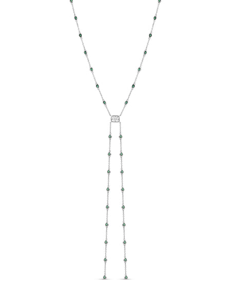 Emerald Tie Lariat