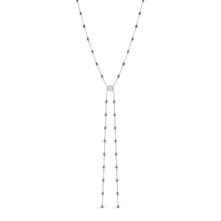 Emerald Tie Lariat
