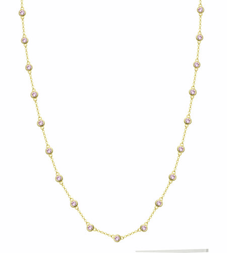 Pink DBY Strand Necklace