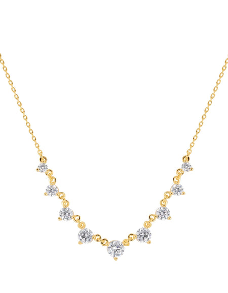 Graduated Sparkle Necklace