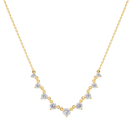 Graduated Sparkle Necklace
