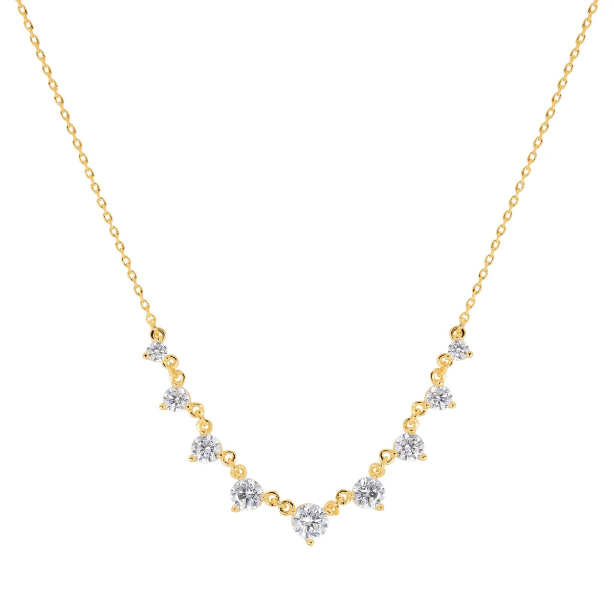 Graduated Sparkle Necklace
