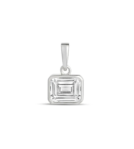 Emerald Ice cut charm