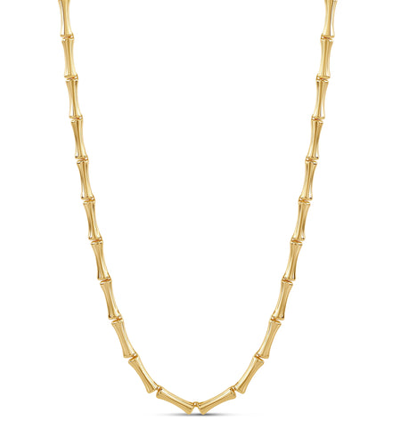 Golden Bamboo Necklace