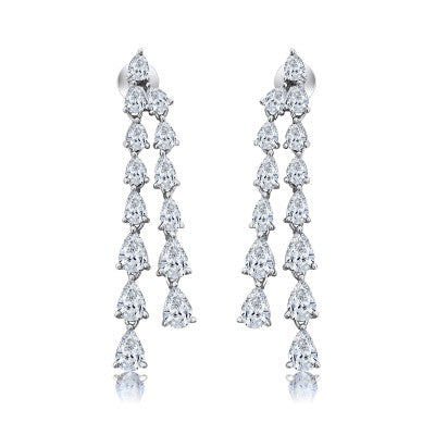 Cascade Pear Earrings