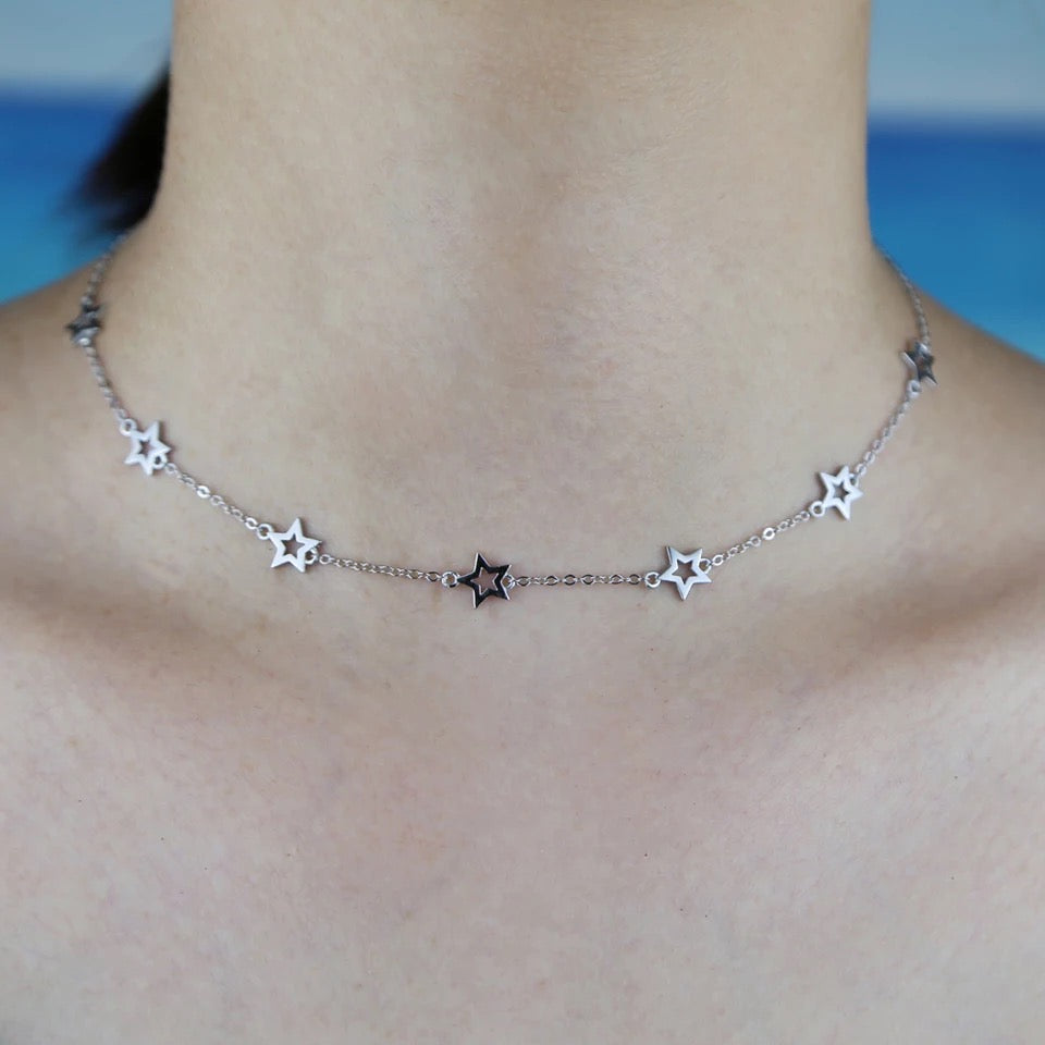 Hollow Stars Necklace