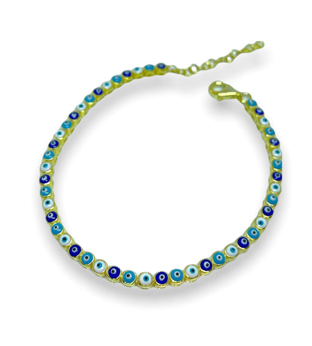 Evil Eye enamel Bracelet