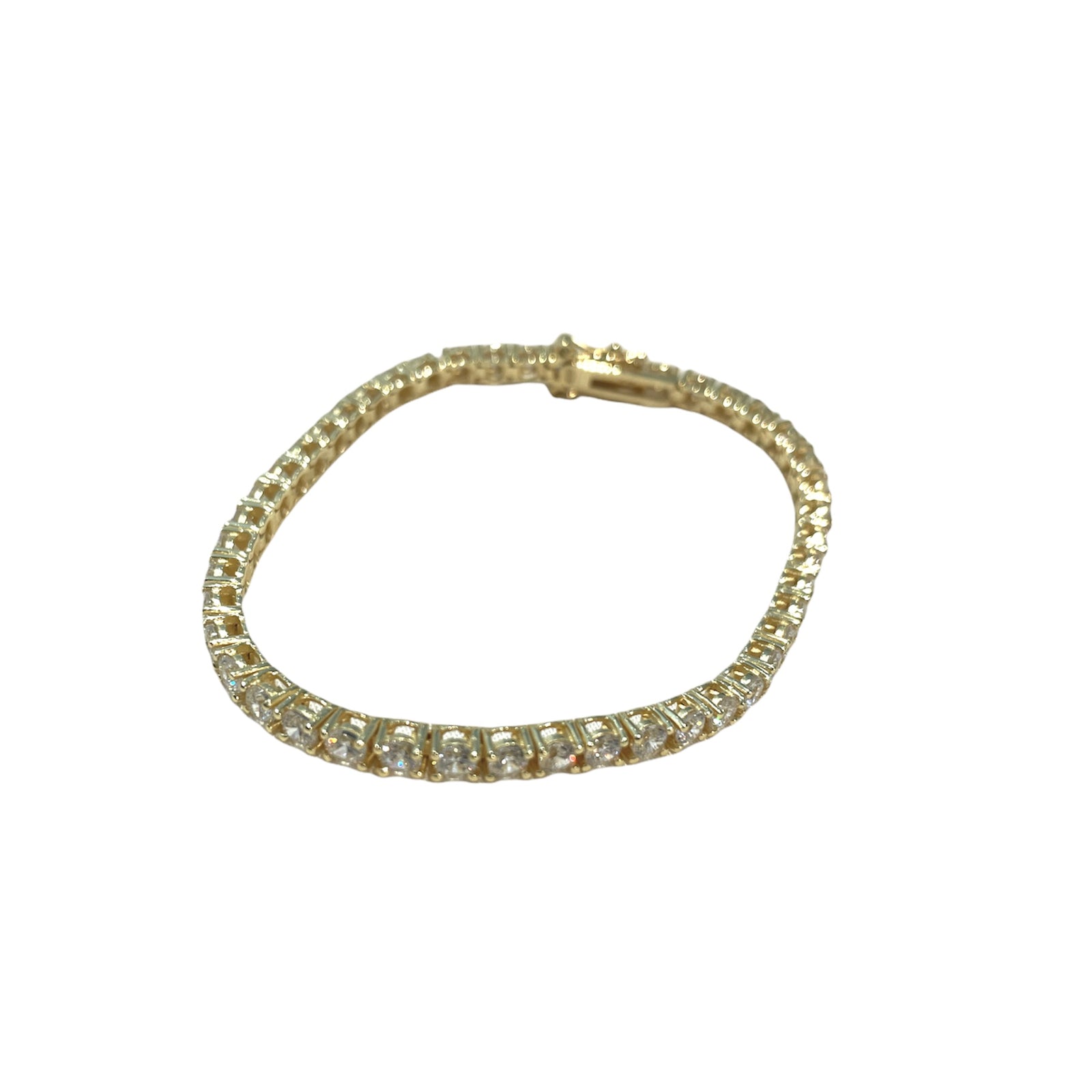 Tennis Bracelet dorada 3mm