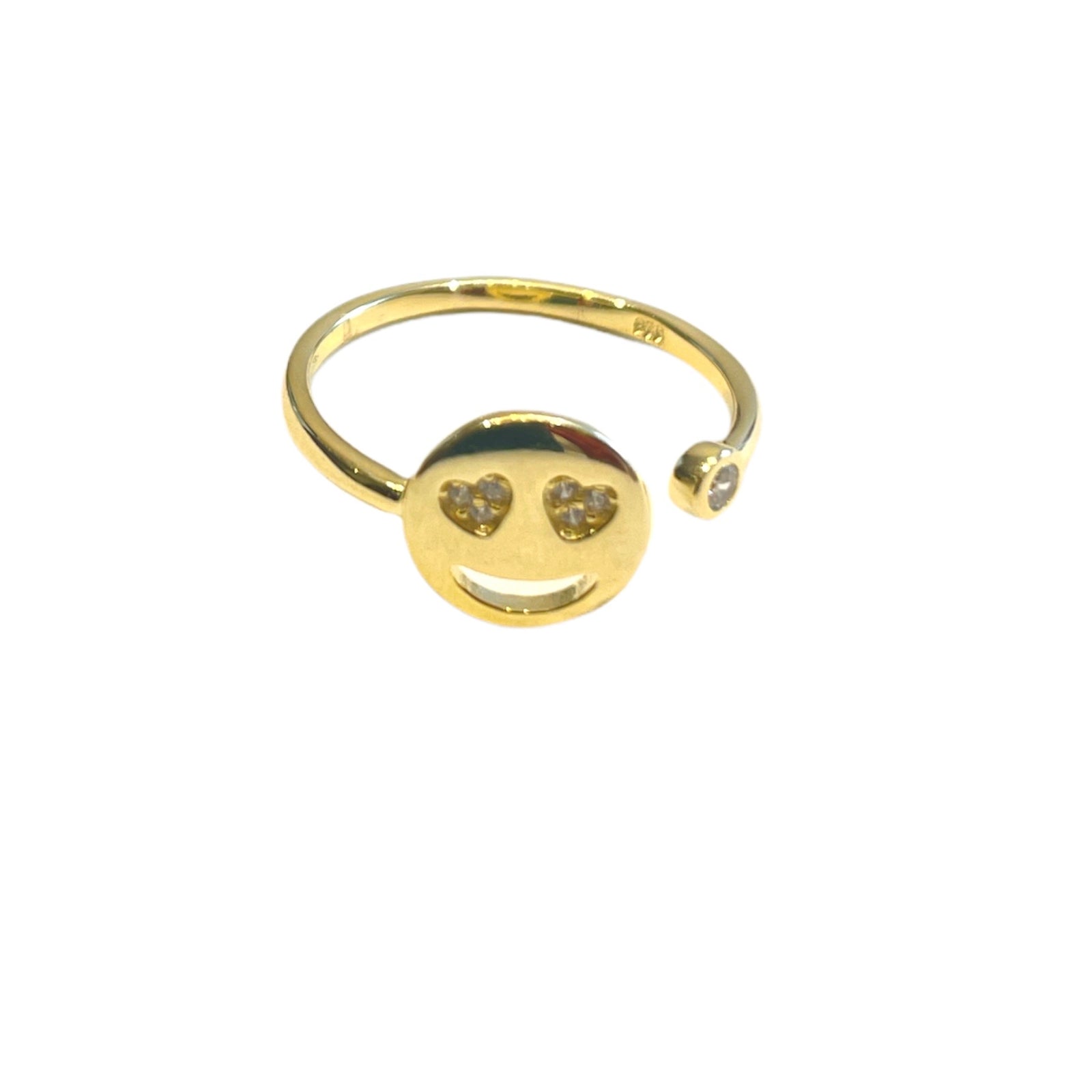 Happy Face adjustable Ring