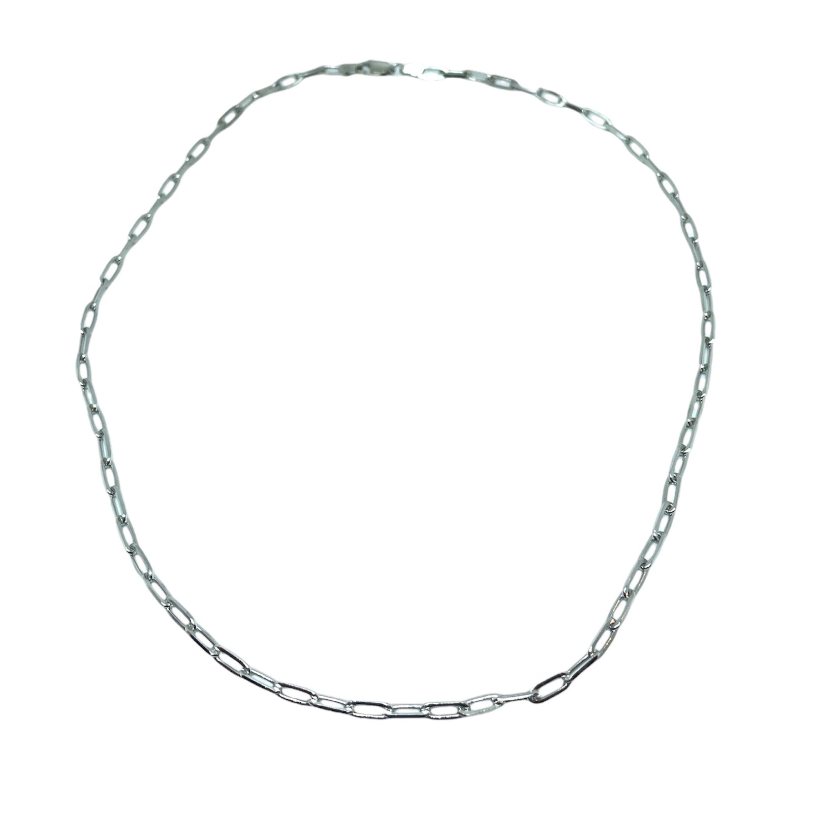 Medium thick Paperclip necklace