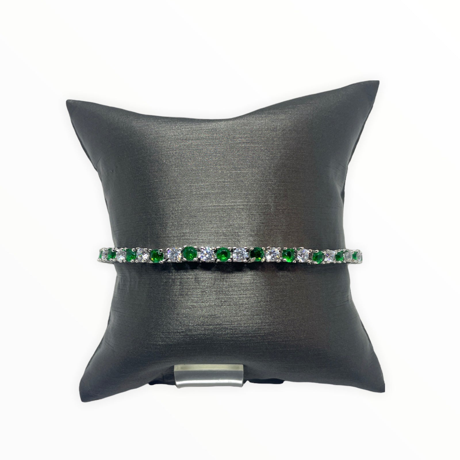3mm emerald Tennis Bracelet