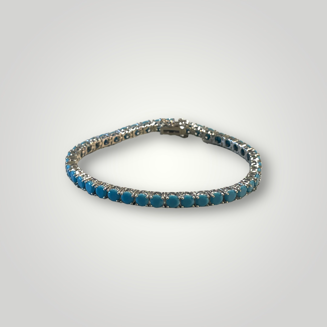 4mm Turquoise Tennis Bracelet