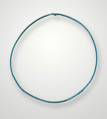 Turquoise 1.5 mm tennis Choker